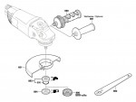 Bosch 3 601 H82 Y01 Gws 22-230 H Angle Grinder 230 V / Eu Spare Parts